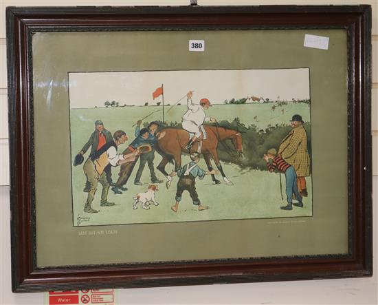 L. Thackeray Edwards, a pair of chromolithographs, Every dog has his day and Last but not least,